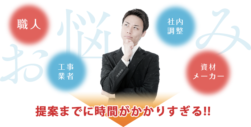 提案までに時間がかかりすぎる!!